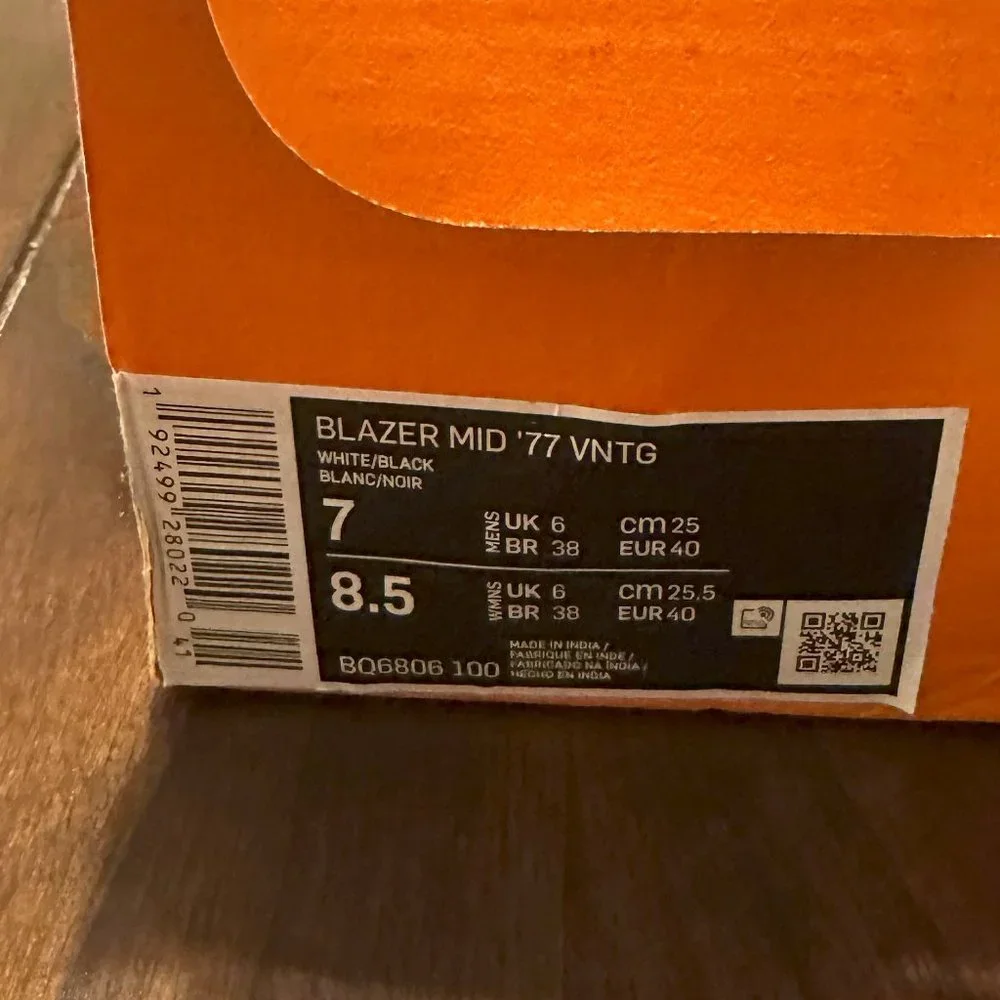 Nike Hightop Blazer '77 Vintage - Picture 1 of 3